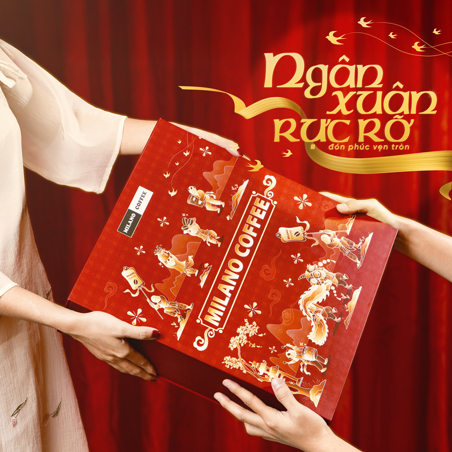 Ngân xuân rực rỡ – đón phúc vẹn tròn cùng Đại lý Milano Coffee