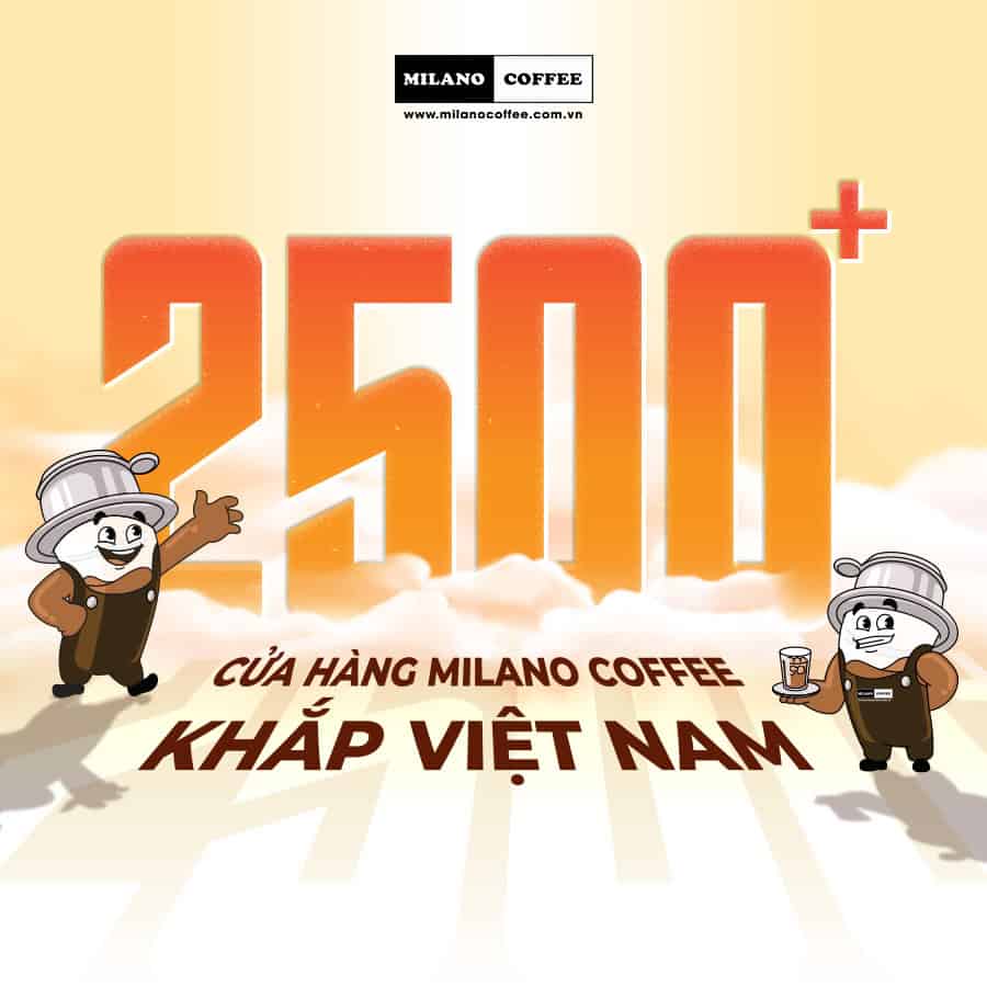 MILANO COFFEE – “CHUỖI CÀ PHÊ VÀ TRÀ” DUY NHẤT TẠI VIỆT NAM CÓ QUY MÔ HƠN 2.500 CỬA HÀNG